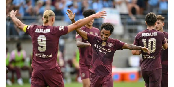 Etter stormen vil det alltid være en regnbue, Manchester City vant pre-season